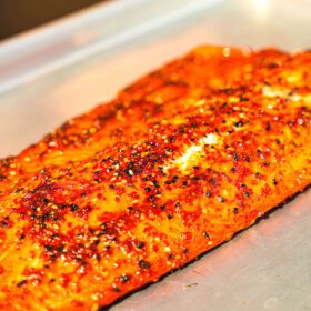 Costco Haul Recipe: Spiceology Korean BBQ Smoked Side of Salmon