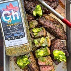Spiceology Garlic Herb Picanha with Chimichurri Butter Recipe